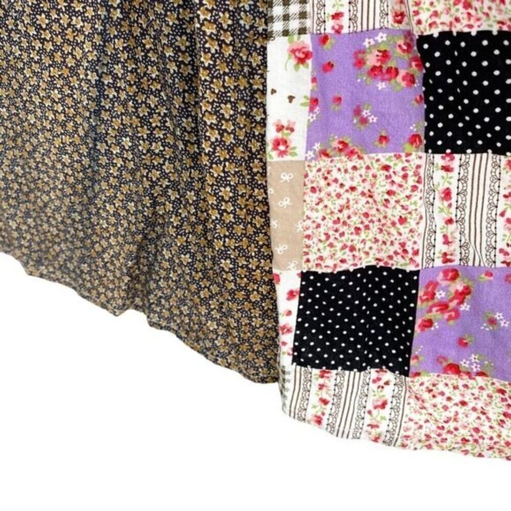 Umgee Patchwork Boho Cottagecore Tunic Dress Fairy - image 10